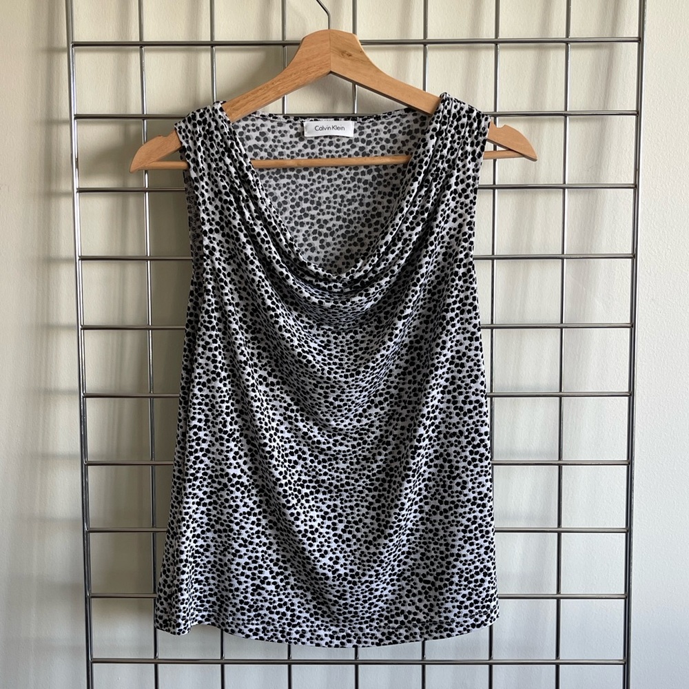 Calvin Klein Cowl Neck Top